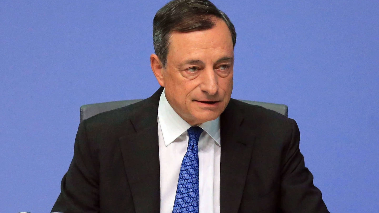 Mario Draghi, governatore della Bce (Olycom)