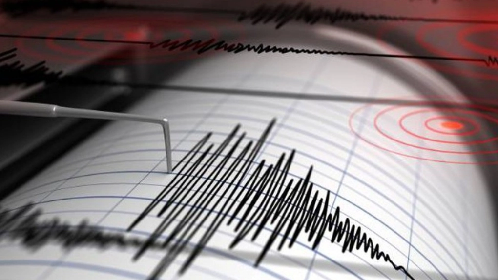 Scossa di terremoto, sismografo 