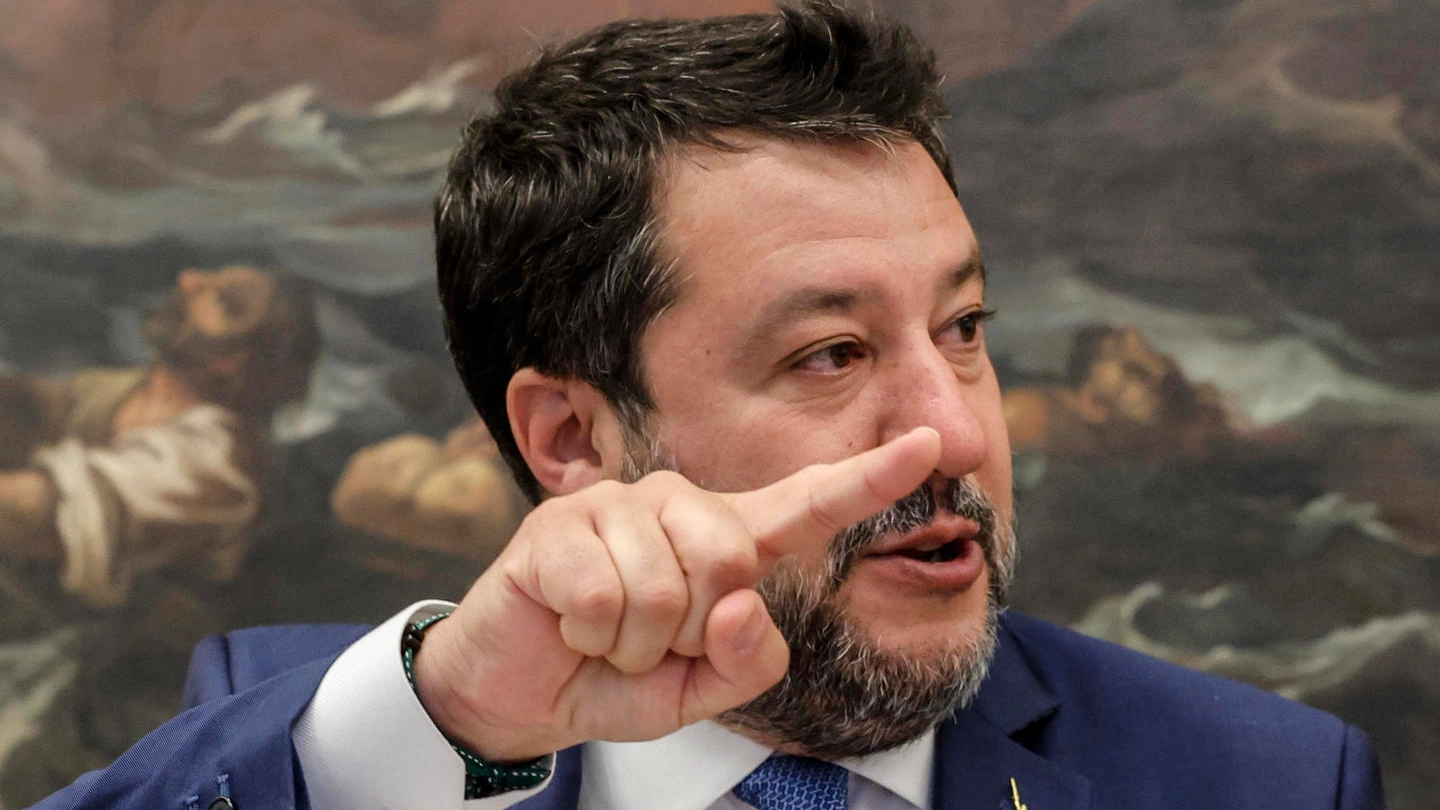 Matteo Salvini, segretario della Lega (Ansa)