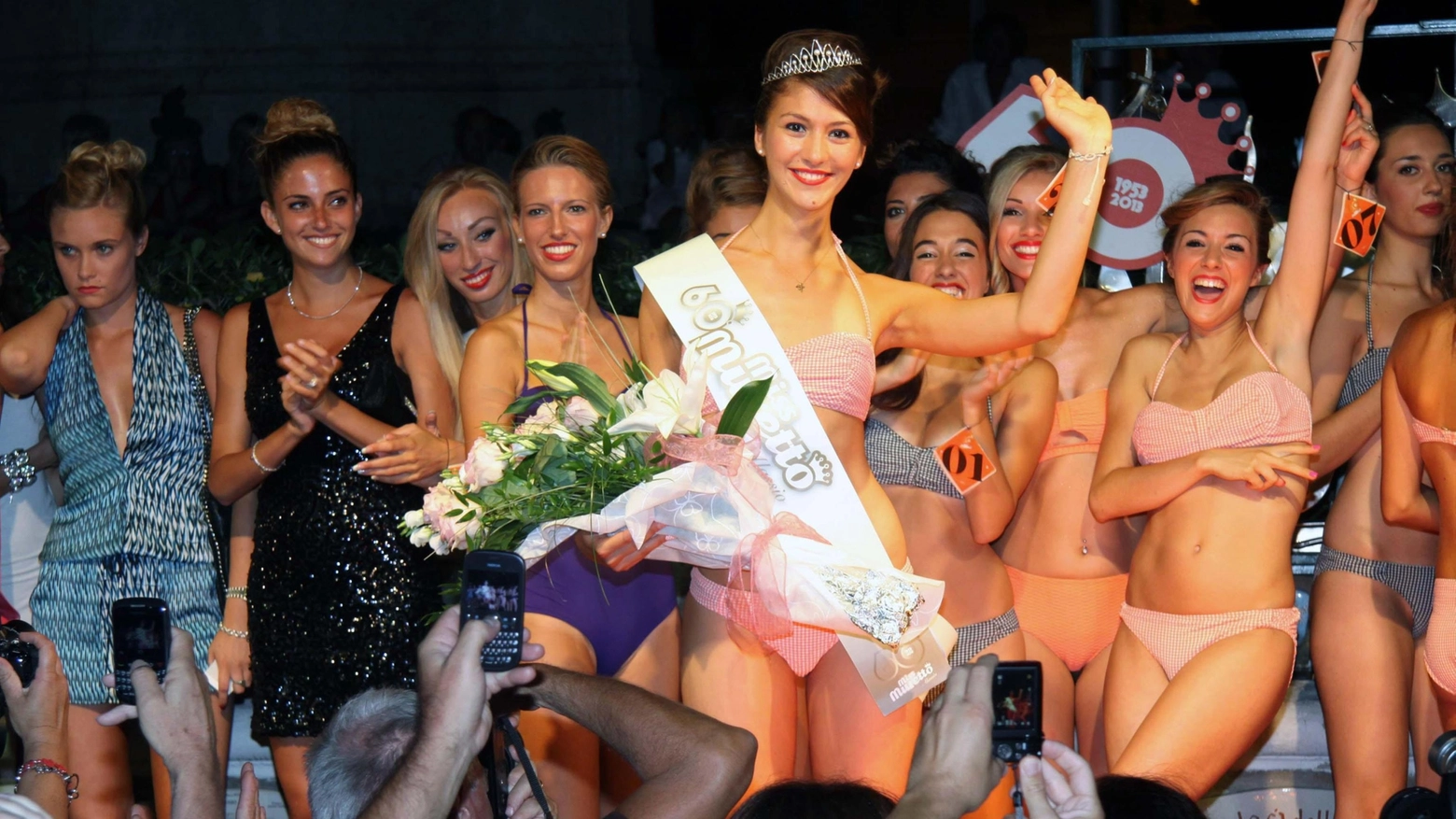 Miss Muretto 2013, l'ultima edizione del celebre concorso (Ansa)