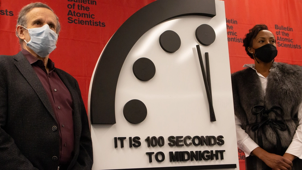 Il Doomsday Clock - Foto: Bulletin of the Atomic Scientists/Thomas Gaulkin
