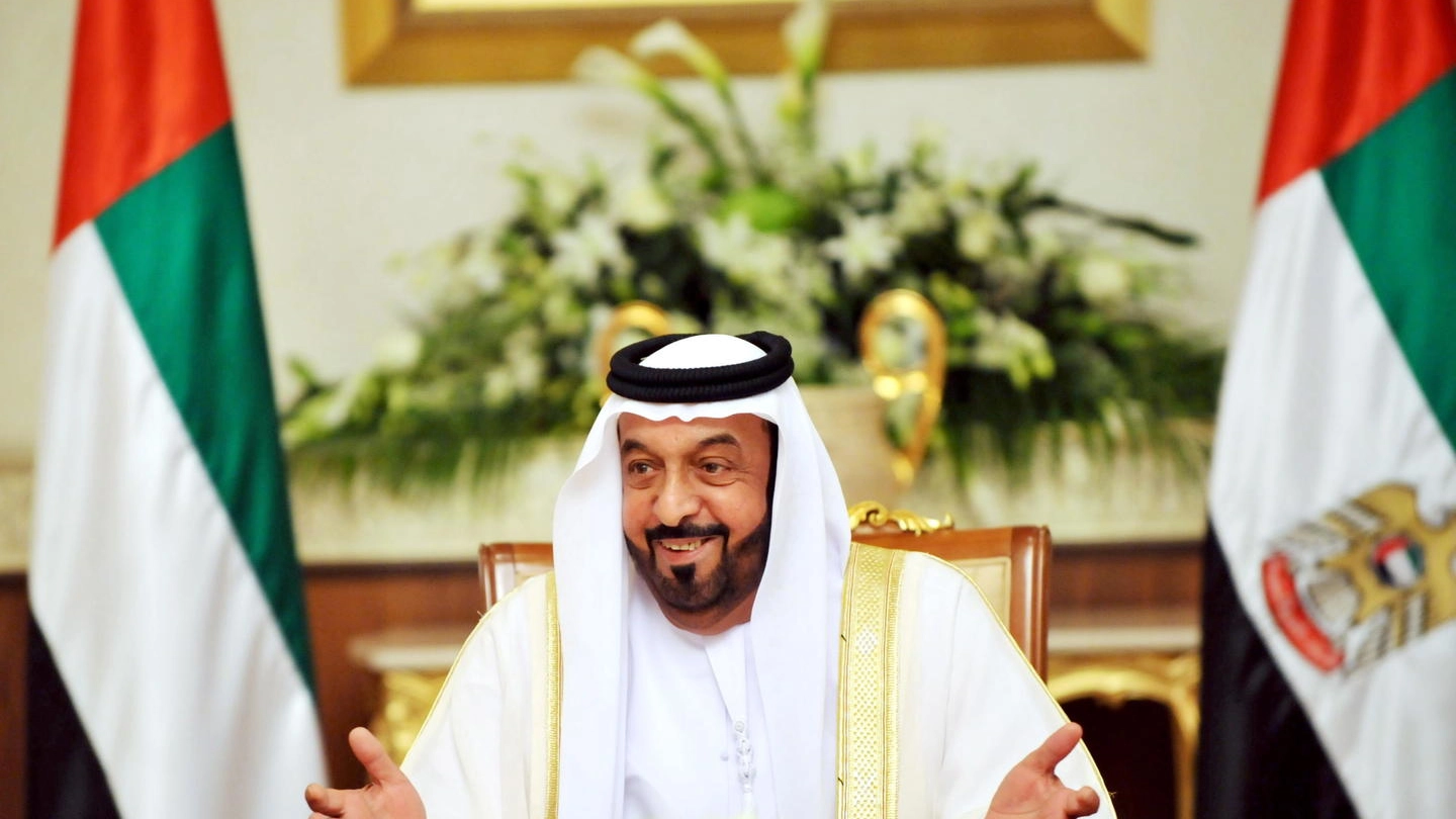 Lo sceicco Khalifa Bin Zayed Al-Nahyan (Ansa)
