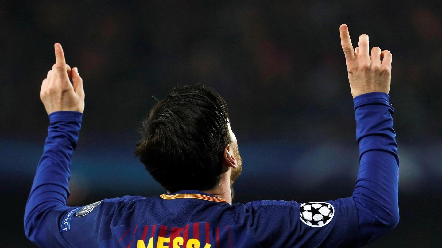 Barcellona-Chelsea 3-0, doppietta di Messi (Ansa)