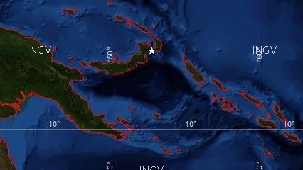 Terremoto in Papua Nuova Guinea (da ingv)