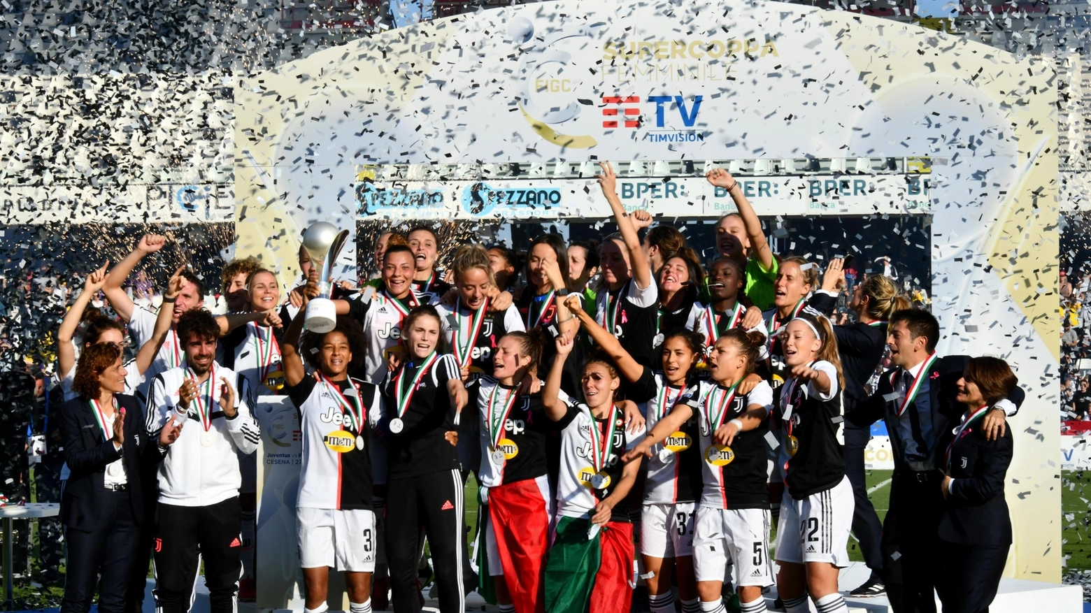 Il successo nella scorsa edizione della Supercoppa Italiana da parte della Juventus