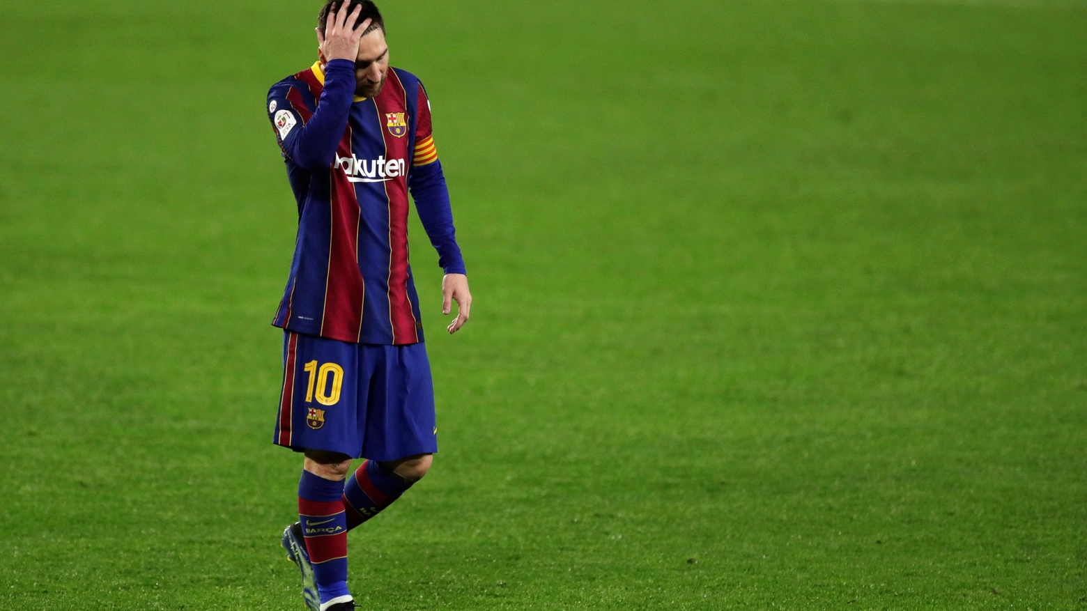 La disperazione di Messi