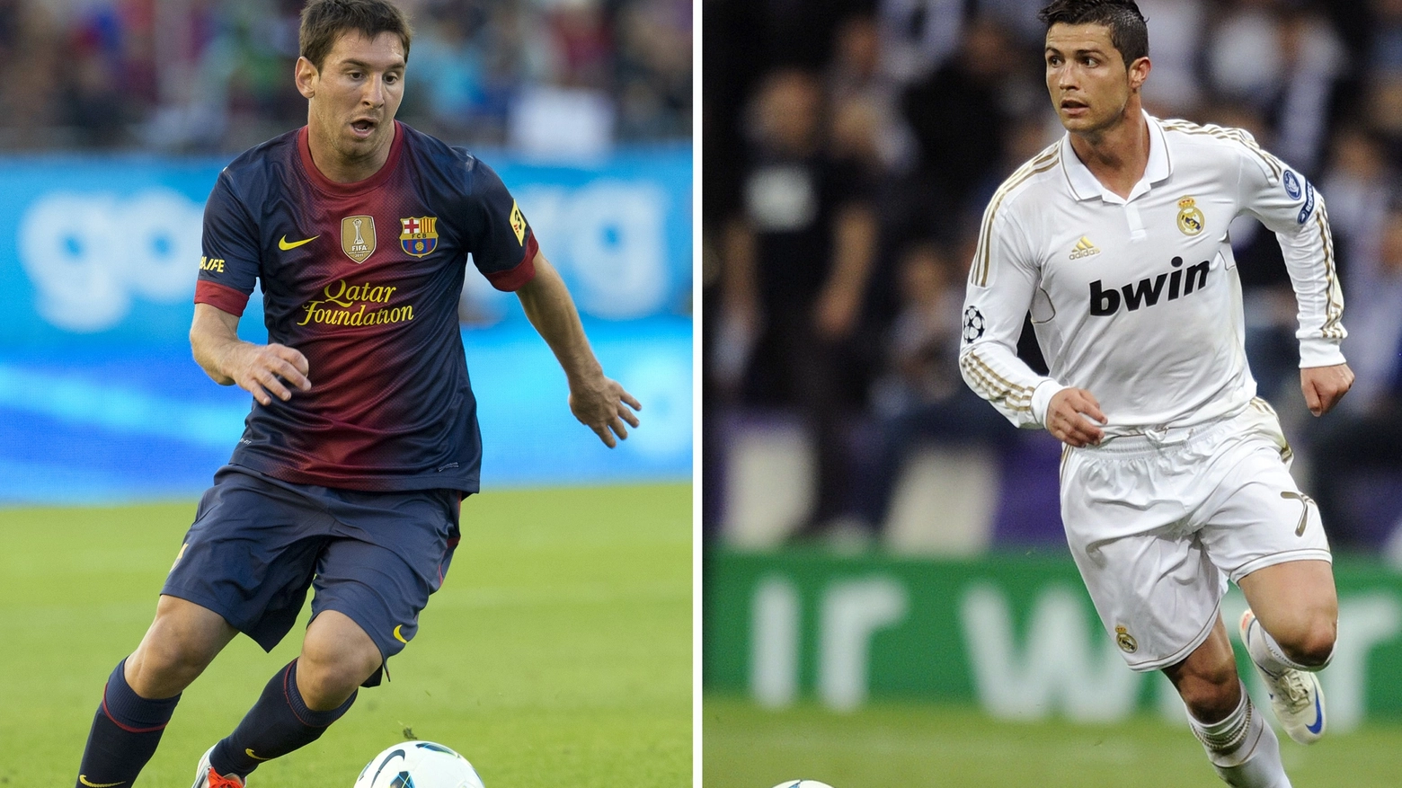 Lionel Messi e Cristiano Ronaldo (AFP)