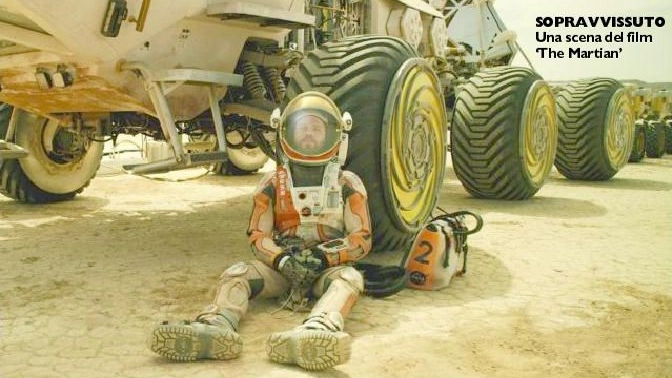 Una scena del film 'The Martian'