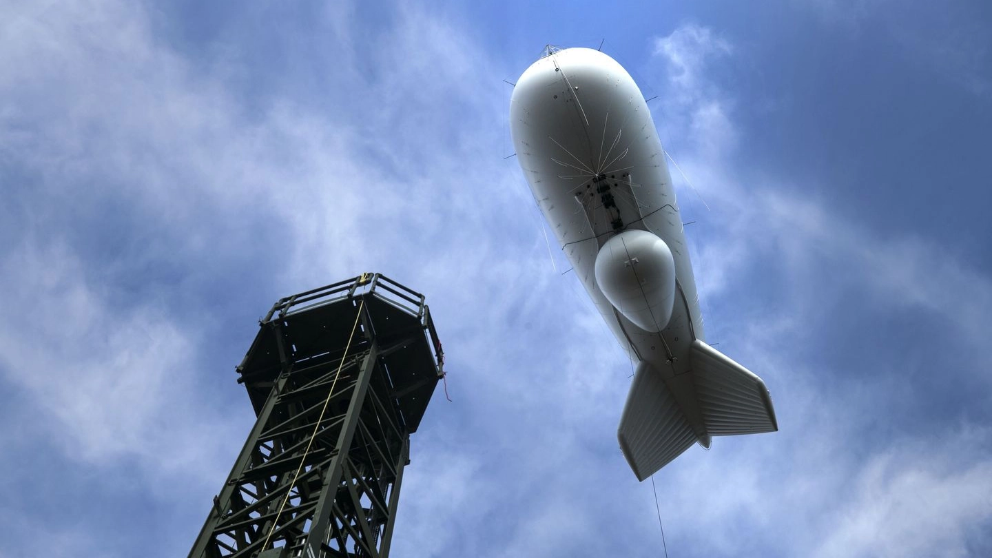 Il dirigibile radar Jlens (AFP)