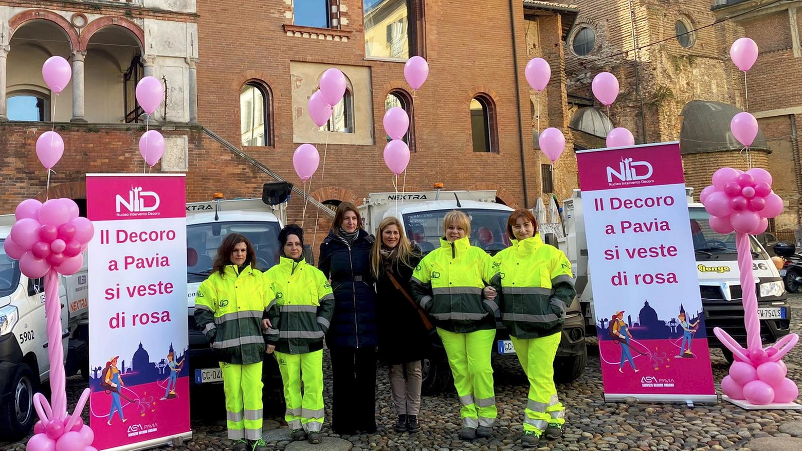 Pavia, un’iniziativa dedicata alla pulizia della città. Le protagoniste sono le donne