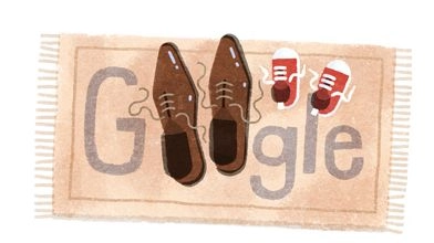 Un doodle di Google per la festa del papà (da google)