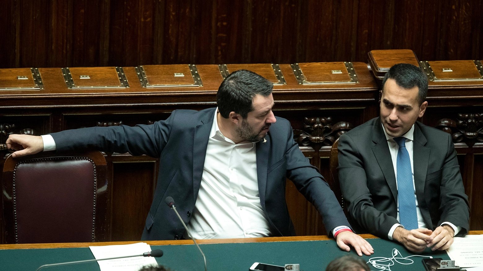matteo Salvini e Luigi Di Maio (Lapresse)