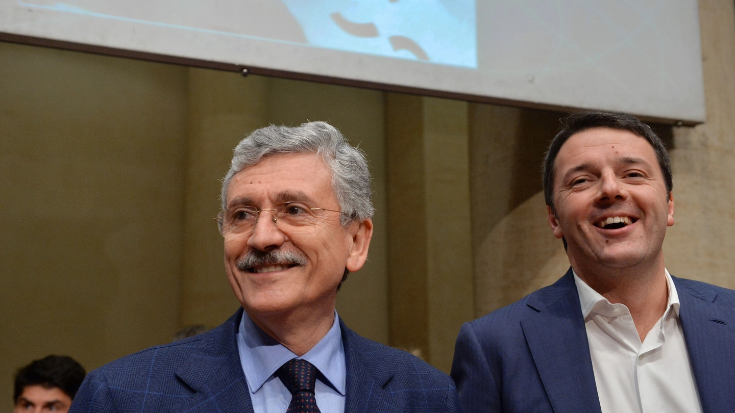 Pd in crisi: Massimo D'Alema e Matteo Renzi (Imagoeconomica)
