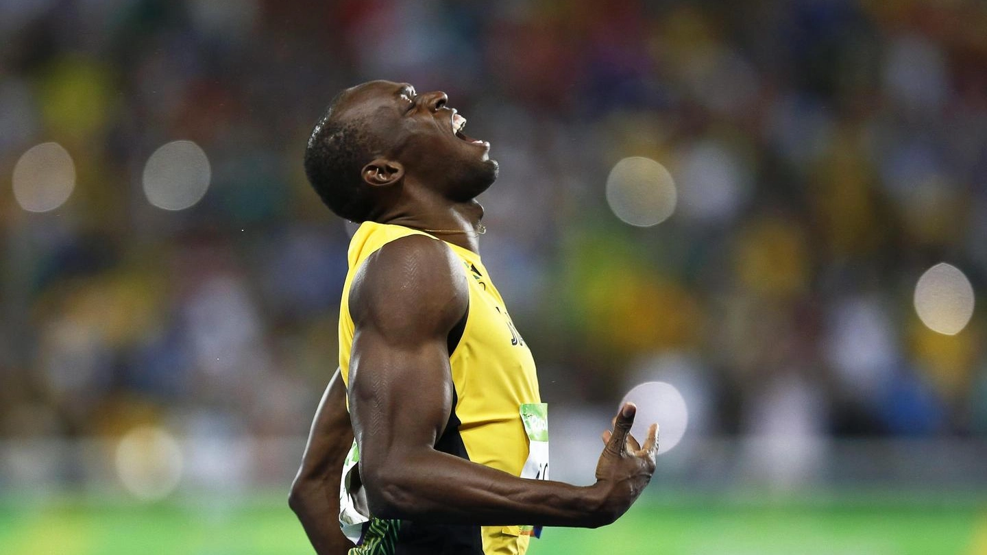 Usain Bolt oro nei 200 metri a Rio 2016 (Ansa)