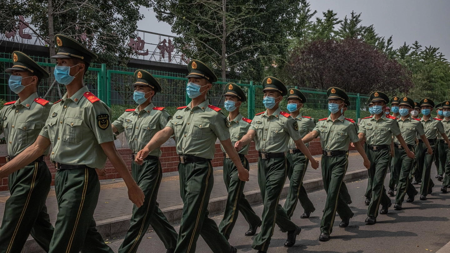 Militari cinesi (Ansa)