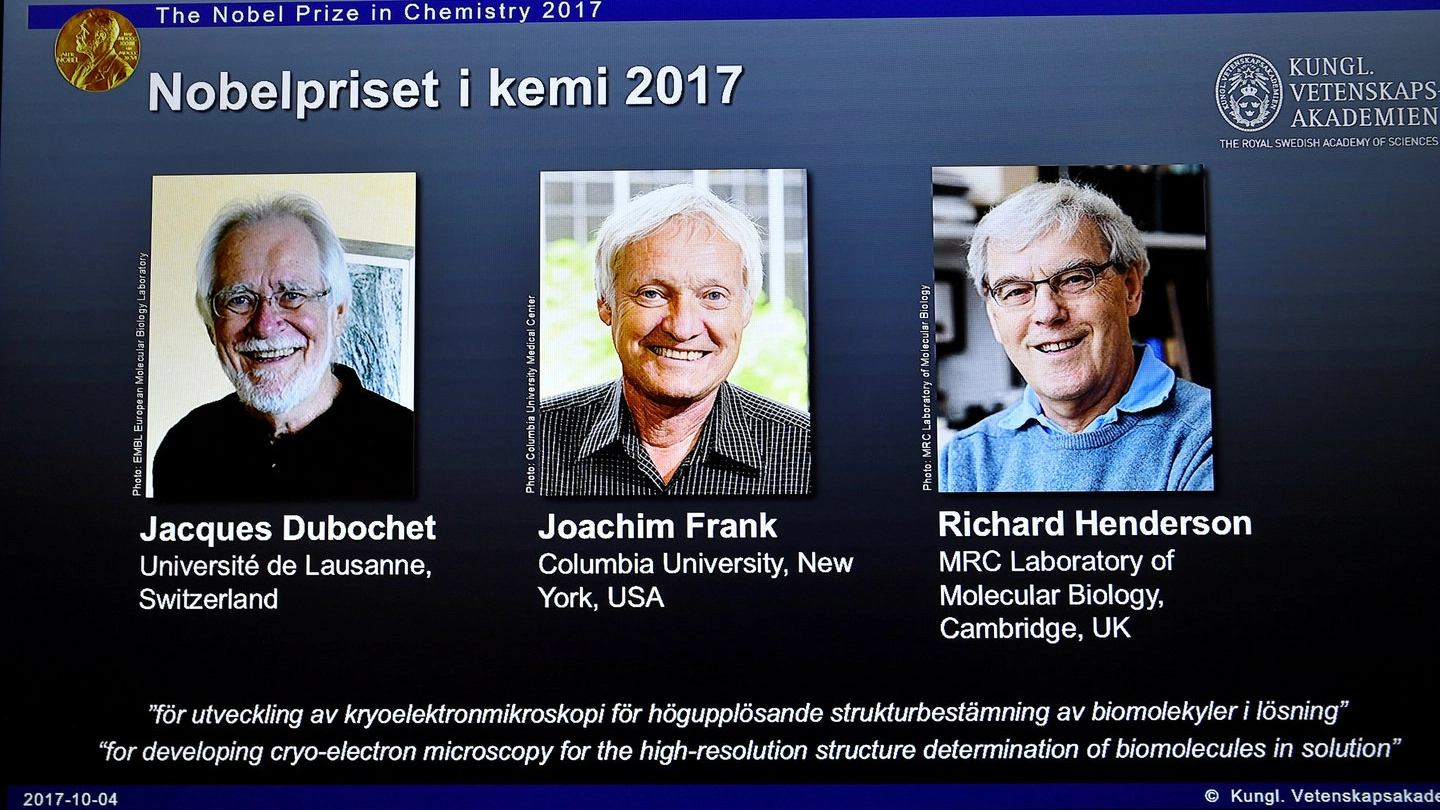 I vincitori del premio Nobel per la chimica (Lapresse)