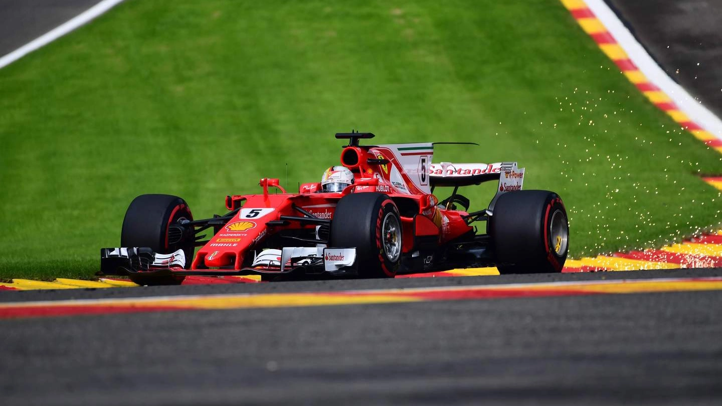 Formula 1 Gp Belgio. Sebastian Vettel (Afp)