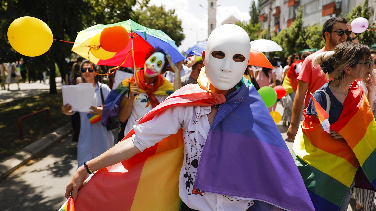 Una manifestazione del Gay pride