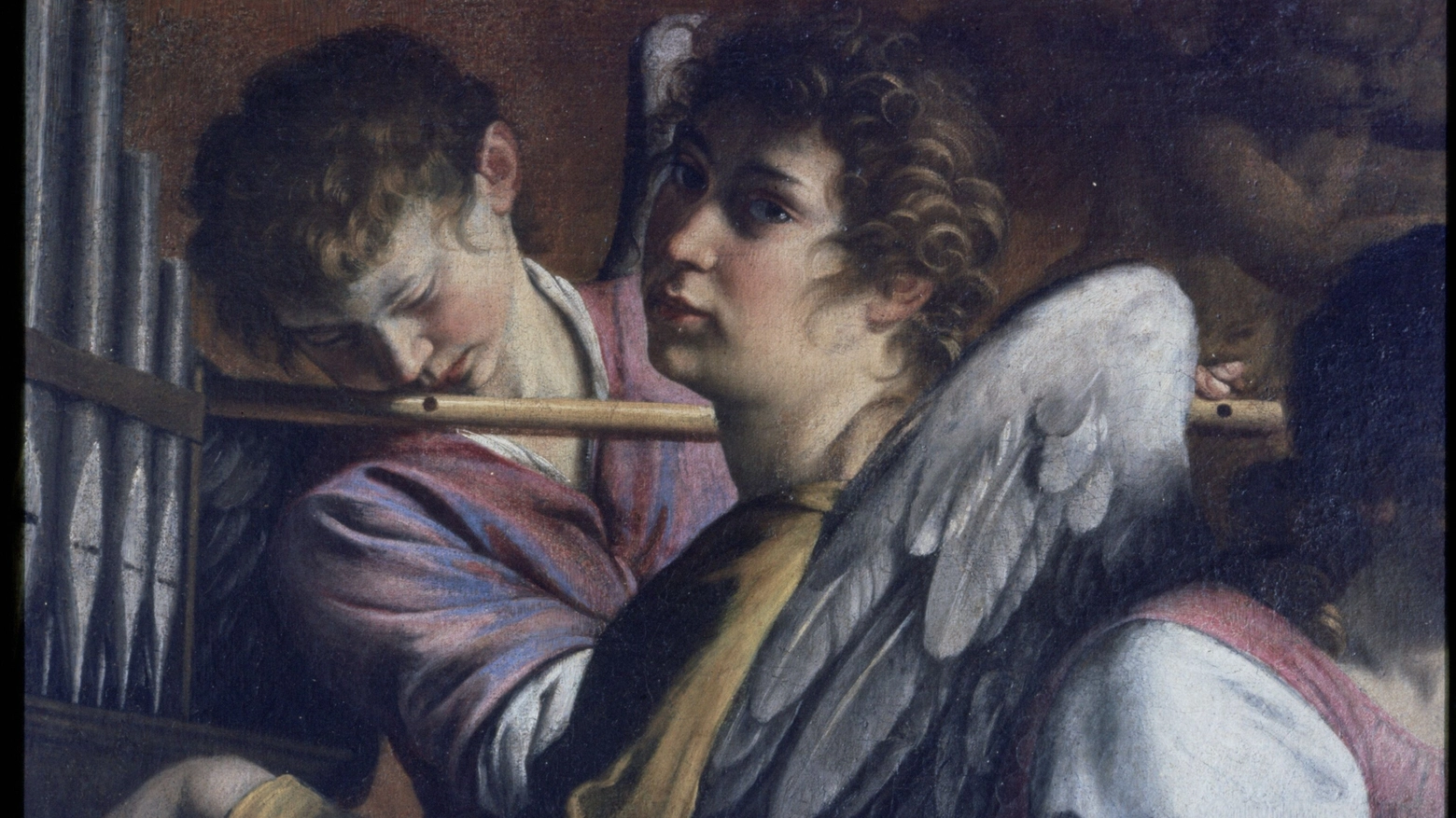 Orazio Gentileschi, particolare della “Circoncisione” con Artemisia nelle vesti  di Santa 