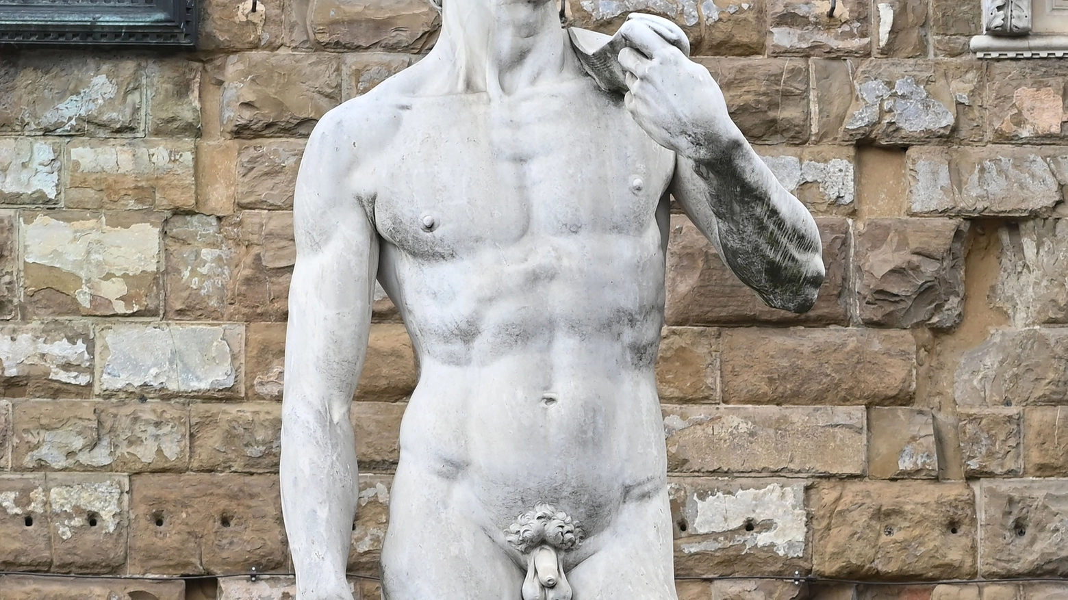 La copia del David di Michelangelo 