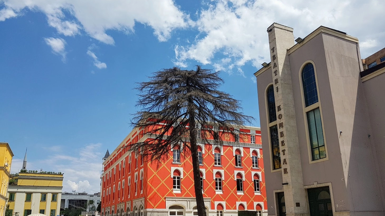 Nel centro storico di Tirana