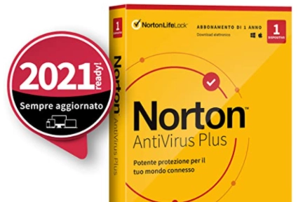 Norton Antivirus Plus 2021 su amazon.com