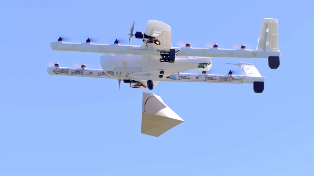 Il drone per le consegne a domicilio (Foto: X, the moonshot factory/YouTube)