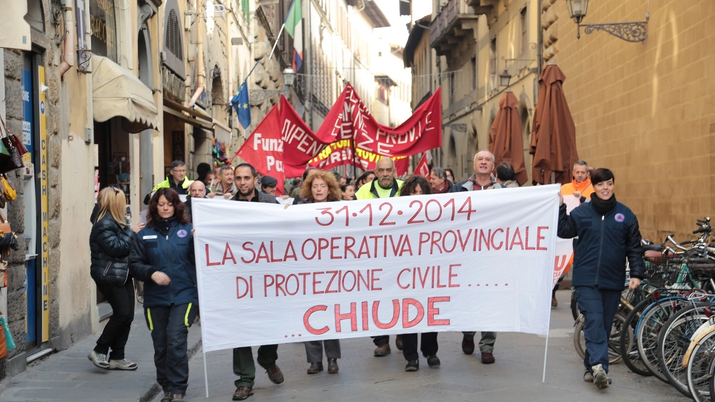 La protesta a Firenze
