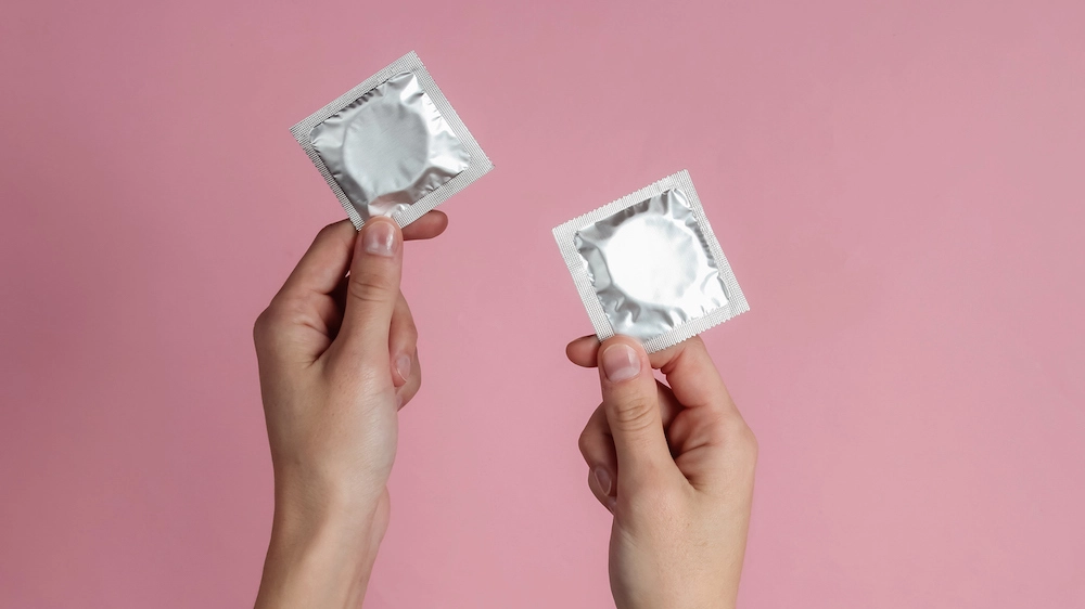 Una confezione di preservativi