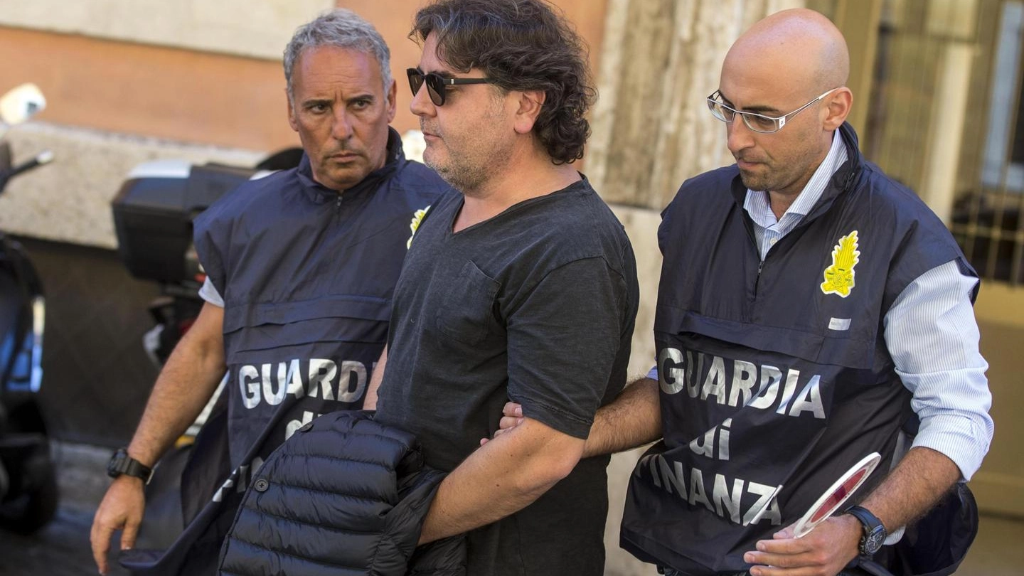 L'arresto di Stefano Ricucci (Ansa)