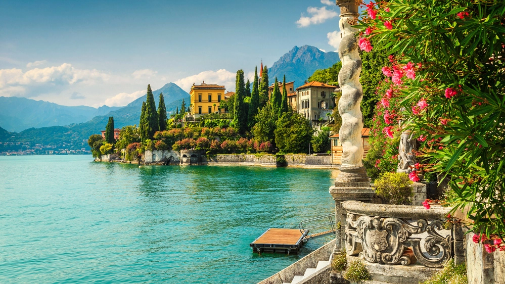 Una veduta del lago di Como, il più popolare su Instagram