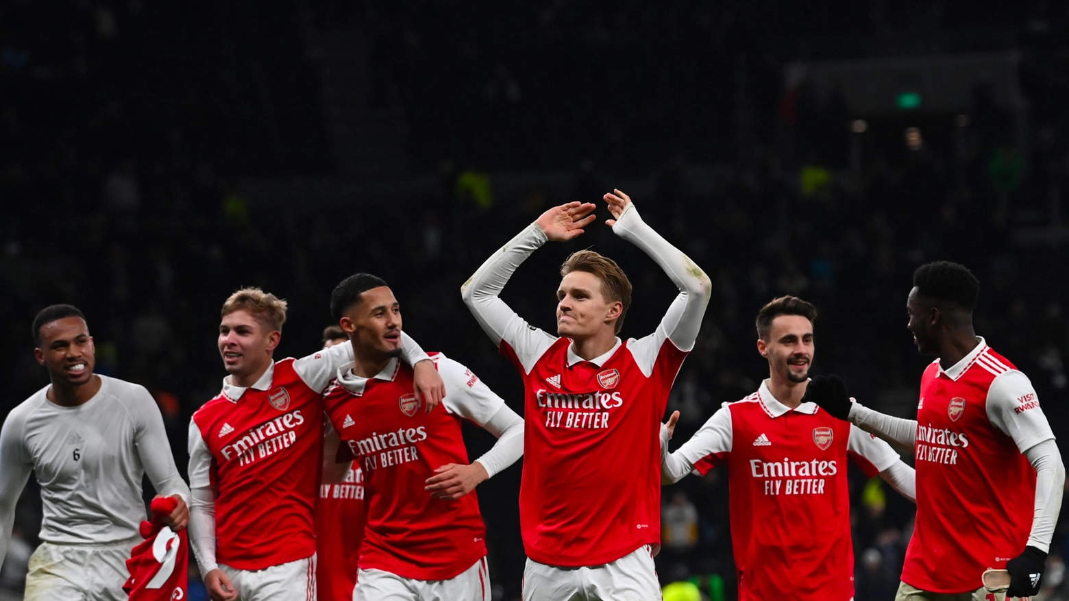 L'Arsenal sta dominando la stagione di Premier (Ansa)