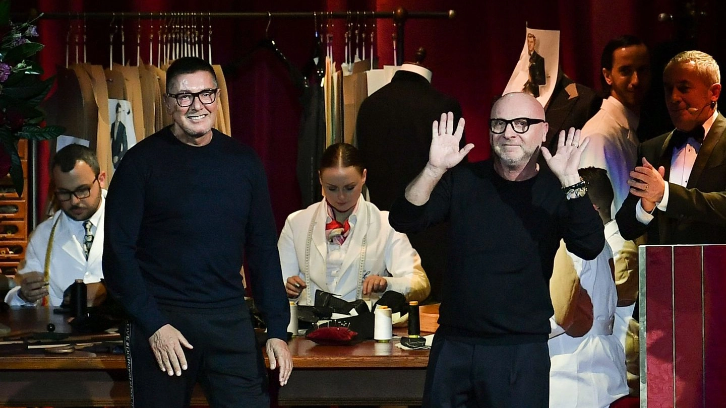 Gli stilisti Stefano Gabbana e Domenico Dolce (Afp Lapresse)