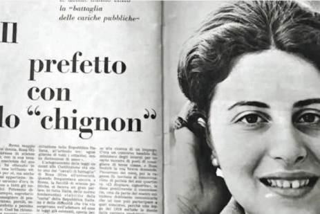 La notizia sui giornali del ricorso vinto da Rosa Oliva nel 1960
