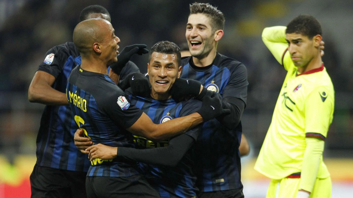 L'Inter vince ai supplementari grazie al gol di Candreva