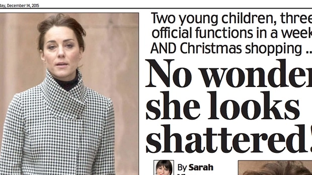 Kate Middleton fotografata sul Daily Mail 