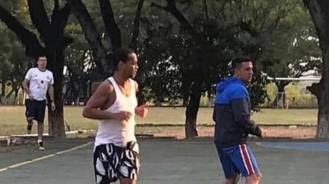 L’ex Milan Ronaldinho nel carcere di Asuncion