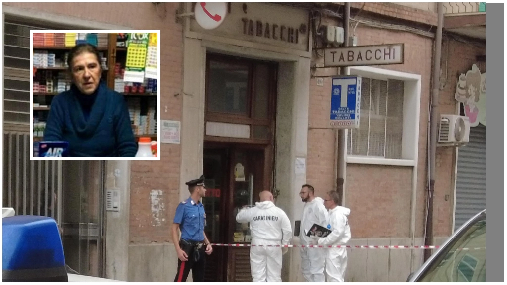 Franca Marasco è stata uccisa a coltellate nella sua tabaccheria a Foggia