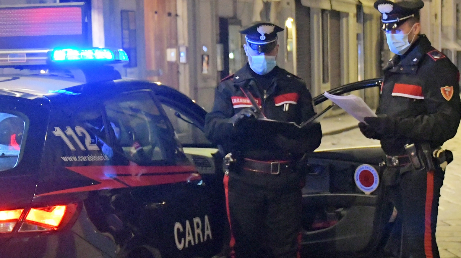 Carabinieri, controlli (immagini di repertorio)