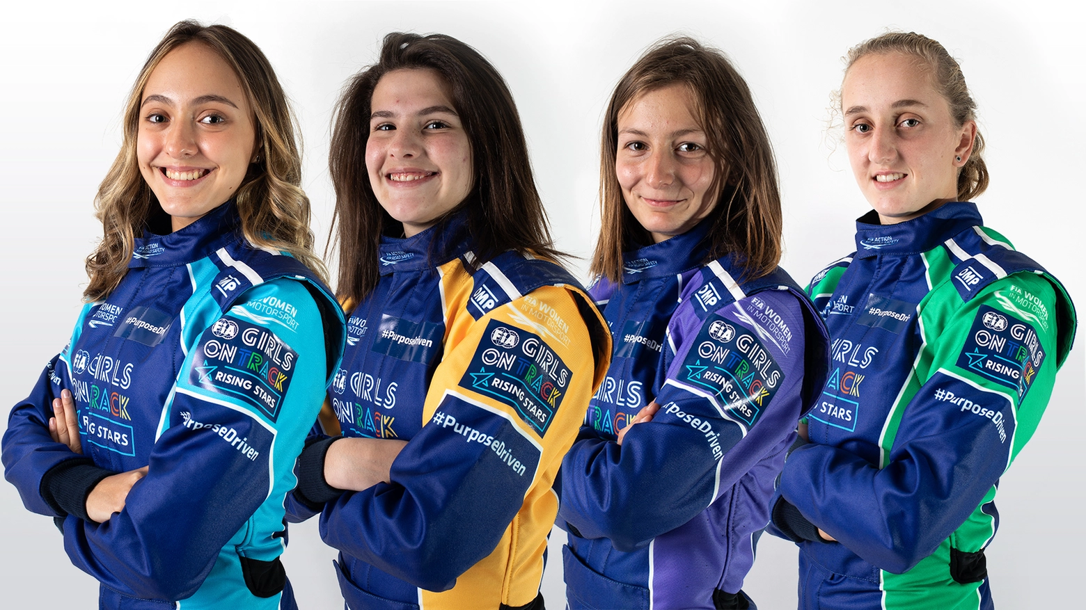 Le protagoniste del programma Fia Girls on Track-Rising Stars di Ferrari (Dire)