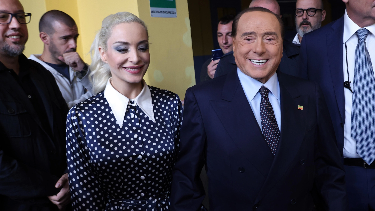 Marta Fascina con Silvio Berlusconi
