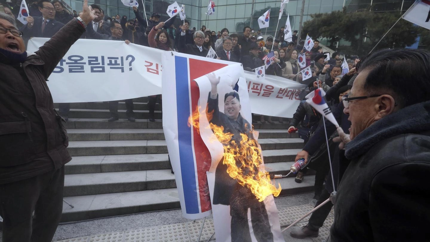 Proteste in Corea del Sud (Ansa)