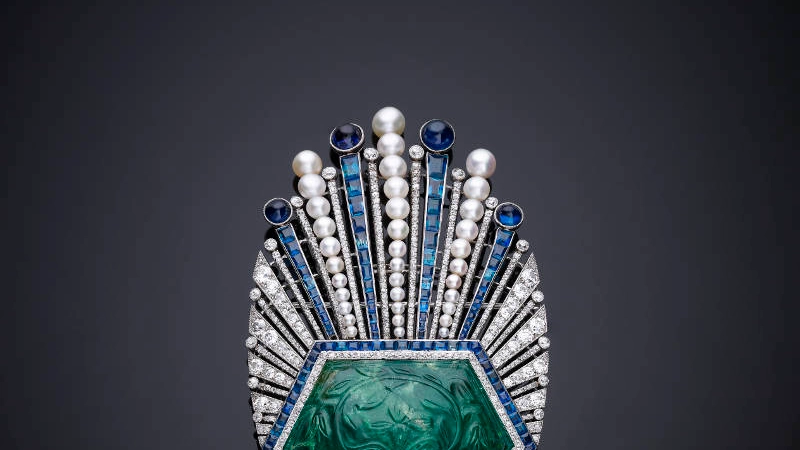 Uno dei gioielli della mostra 'Tesori dei Maharaja' (foto dal sito Palazzo Ducale)