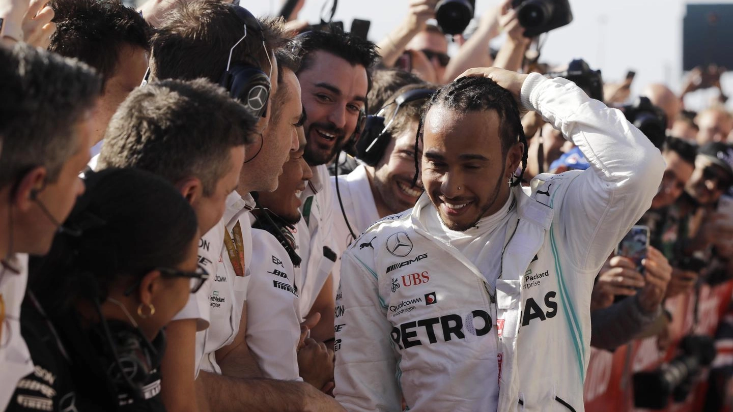  Lewis Hamilton, sei volte campione del mondo di Formula 1 (Ansa)