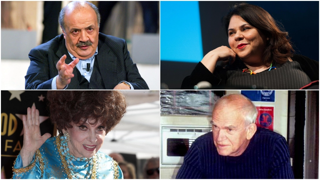 Gli addii del 2023: Maurizio Costanzo, Michela Murgia, Gina Lollobrigida e Milan Kundera