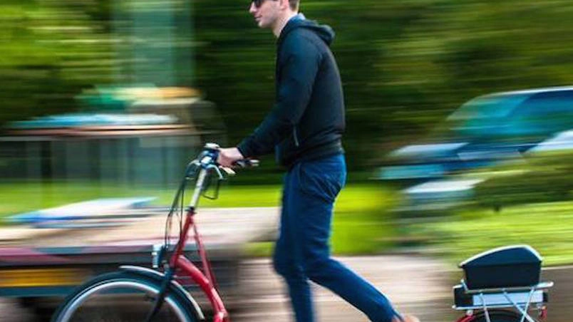 Lopfit, la bici elettrica con tapis roulant - foto Lopfit