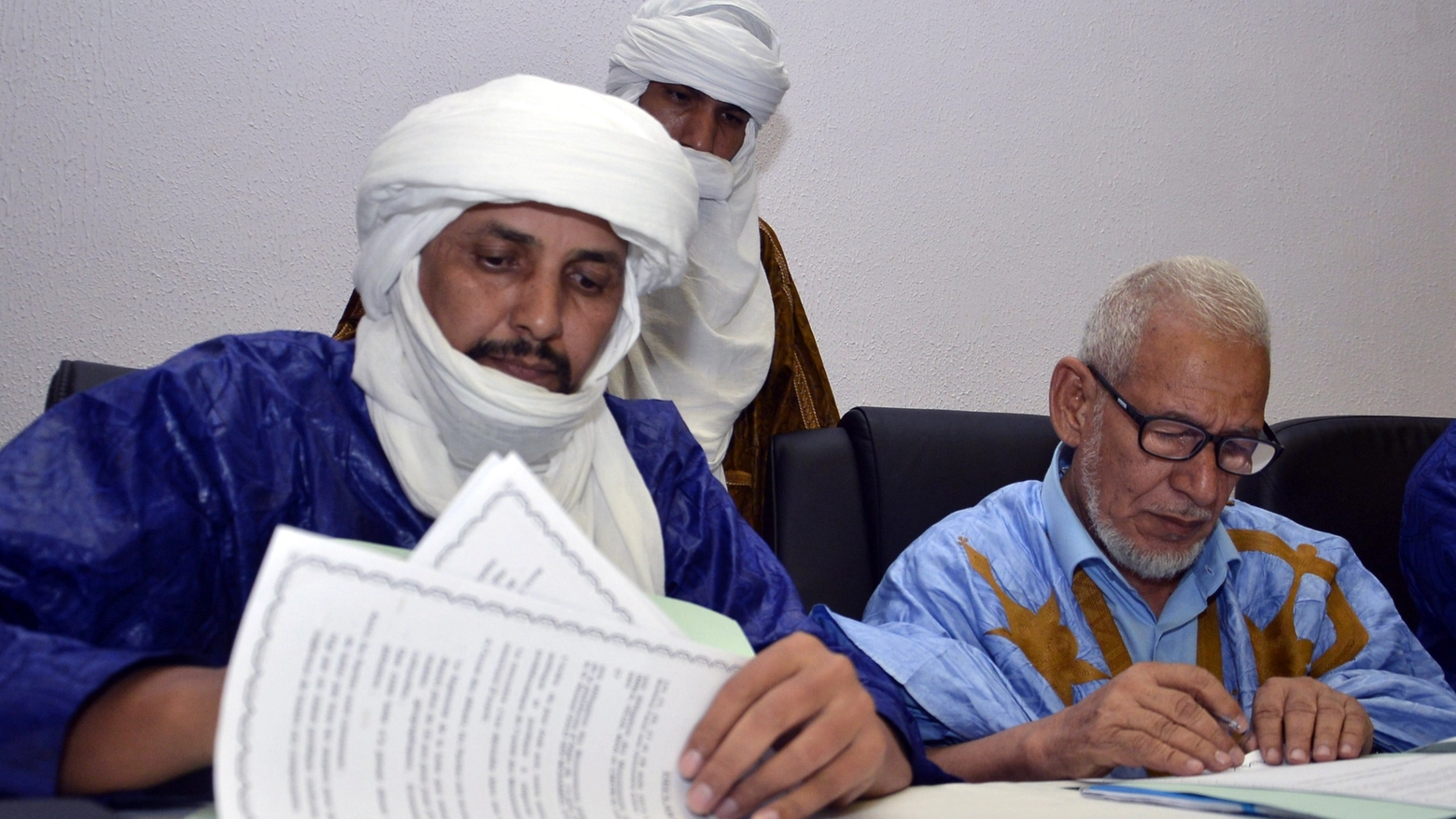 La prima firma tra Tuareg e governo del Mali (AFP)