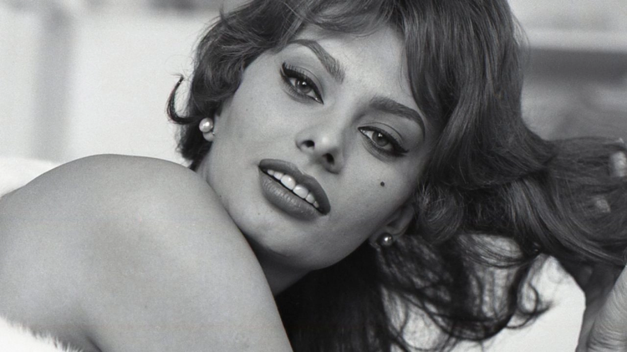 Sofia Loren in una foto d'archivio