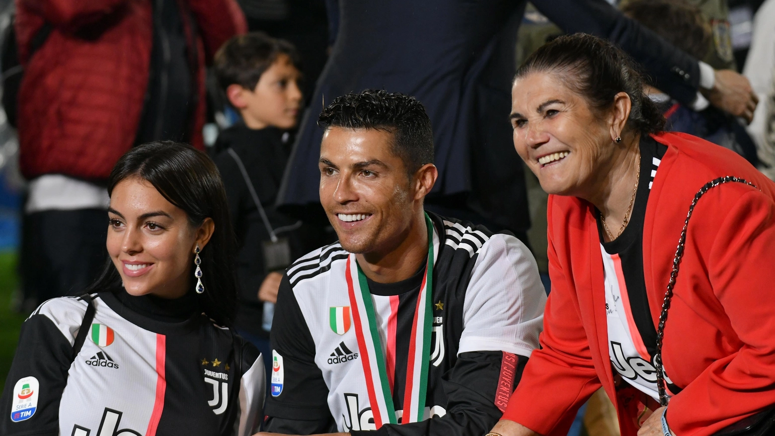 Cristiano Ronaldo con la madre Maria Dolores