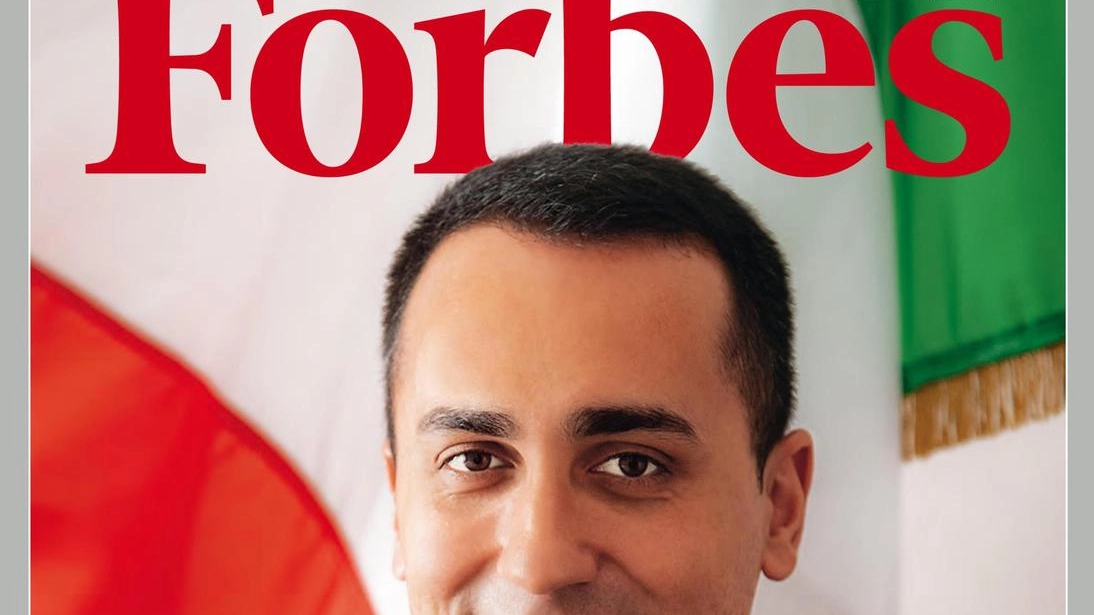 Il vicepremier Luigi Di Maio sulla copertina di Forbes (Ansa)